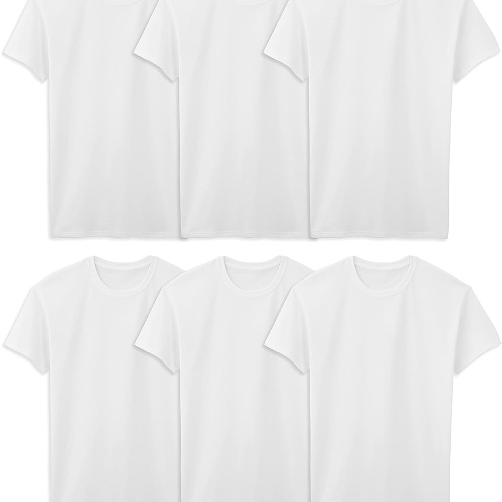 Fruit of the Loom White Short Sleeve Tees